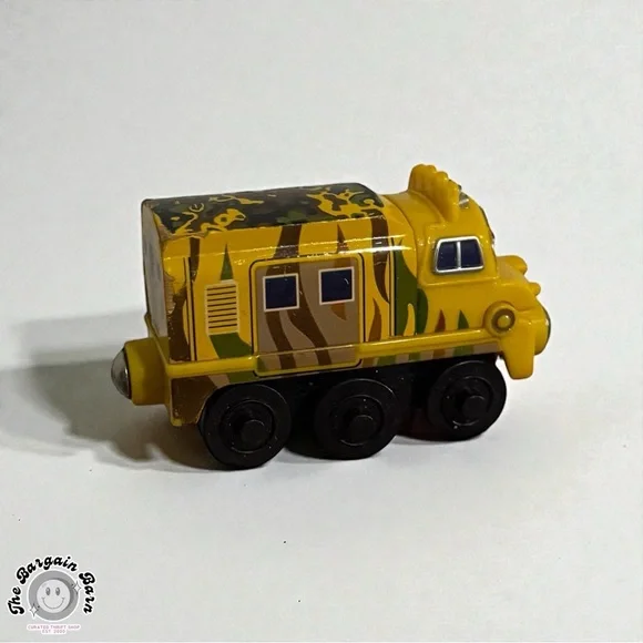 Chuggington Wooden Railway Mtambo Safari Engine RC2 Magnetic Ends 2009–2011 - Picture 3 of 6